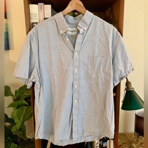 Goodfellow & Co Men’s Slim Short Sleeve Button Down Shirt Size XL